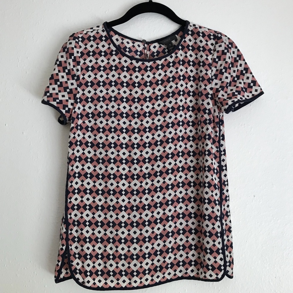 Jcrew Silk Shirt size 0